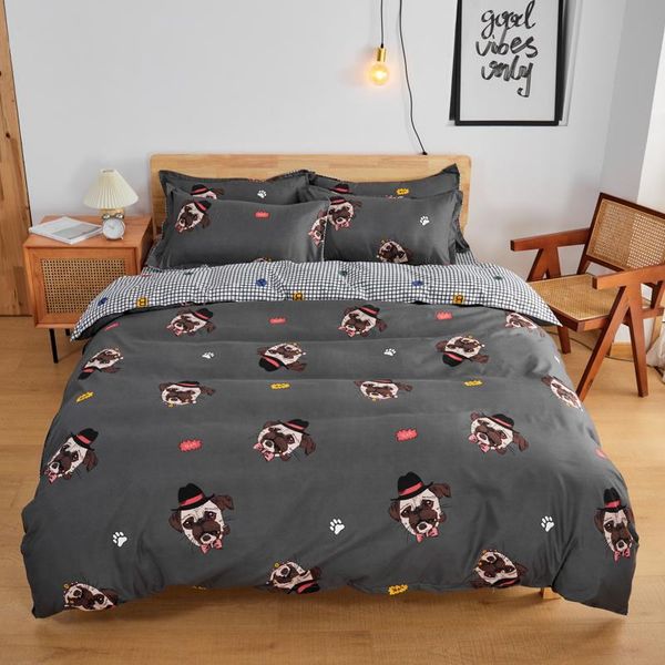 bedding sets cartoon grey dog set cute duvet cover 3/4pc bed linens color design pillowcase sheet and fitted
bedding sets cartoon grey dog set cute duvet cover 3/4pc bed linens color design pillowcase sheet and fitted