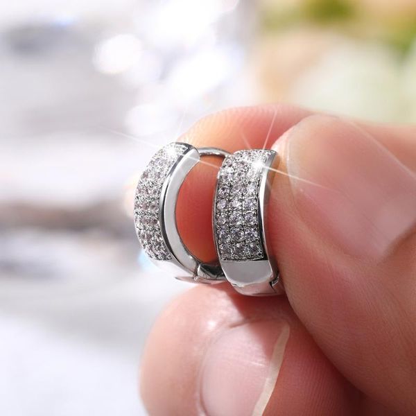 hoop & huggie caoshi small circle earrings for women/men micro pave shiny tiny cz jewelry hip-hop party dazzling accessories, Golden;silver
hoop & huggie caoshi small circle earrings for women/men micro pave shiny tiny cz jewelry hip-hop party dazzling accessories, Golden;silver