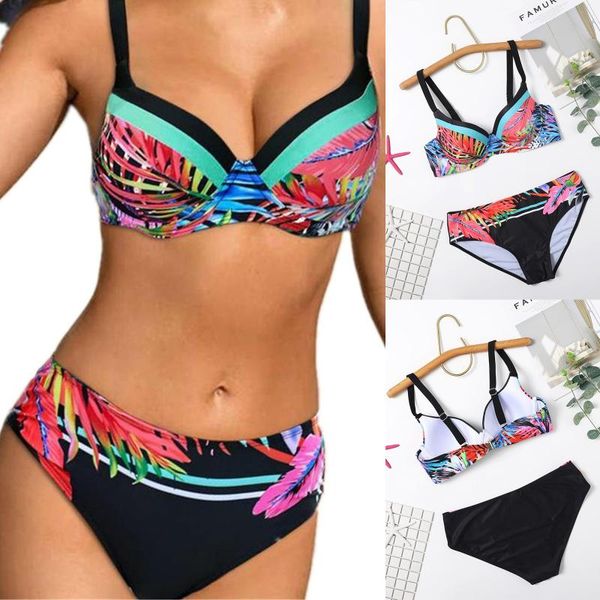 high waisted swimwear women bikini leaf print split swimsuit biquini beachsuit bathing suit summer beachwear women's, White;black
high waisted swimwear women bikini leaf print split swimsuit biquini beachsuit bathing suit summer beachwear women's, White;black