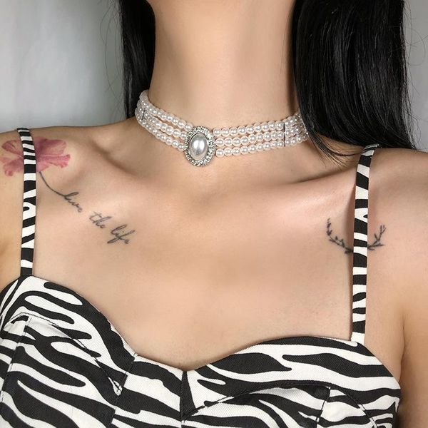 bohemian style fashion noble banquet must-have multi-layer pearl necklace jewelry initial charms chokers, Golden;silver
bohemian style fashion noble banquet must-have multi-layer pearl necklace jewelry initial charms chokers, Golden;silver