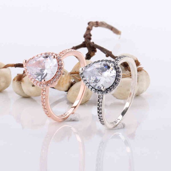 authentic s925 sterling silver valentine's day teardrop ring with crystal original jewelry, Slivery;golden
authentic s925 sterling silver valentine's day teardrop ring with crystal original jewelry, Slivery;golden