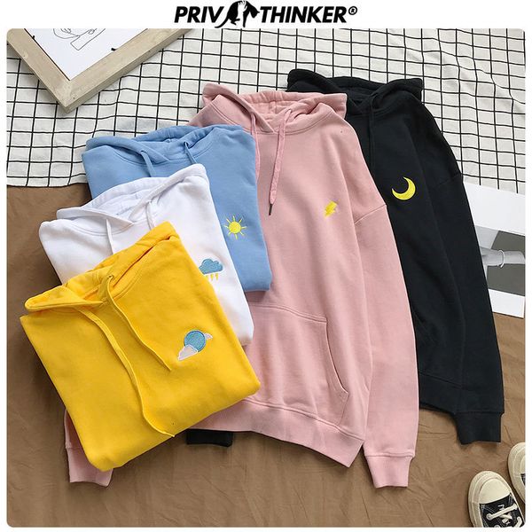 women's sweaters privathinker lady embroidery korean hooded sweatshirt autumn female o-neck hoodies women 5xl clothes couple loose hood, White;black
women's sweaters privathinker lady embroidery korean hooded sweatshirt autumn female o-neck hoodies women 5xl clothes couple loose hood, White;black