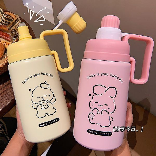 water bottles 880ml kawaii coffee mug travel cup vacuum bottle heat cool keep insulation flask straight creative daily portable
water bottles 880ml kawaii coffee mug travel cup vacuum bottle heat cool keep insulation flask straight creative daily portable