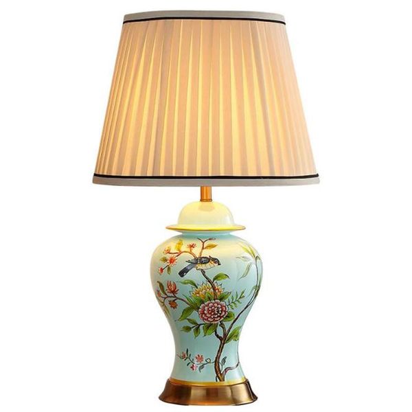 table lamps modern pasoral ceramic dimmer lamp for foyer bed room study blue birds flowers porcelain reading light h 55/68cm 2509
table lamps modern pasoral ceramic dimmer lamp for foyer bed room study blue birds flowers porcelain reading light h 55/68cm 2509