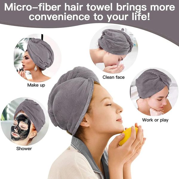towel quickly absorbs water coral fleece dry hair wraps for women magic microfiberrapid drying towels bathro #38
towel quickly absorbs water coral fleece dry hair wraps for women magic microfiberrapid drying towels bathro #38