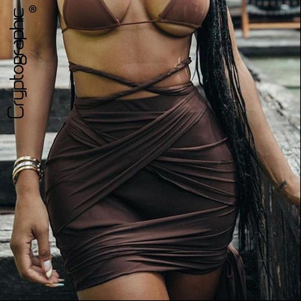 fashion bandage high waist women skirts mini solid streetwear spring outfits brown bodycon, Black
fashion bandage high waist women skirts mini solid streetwear spring outfits brown bodycon, Black