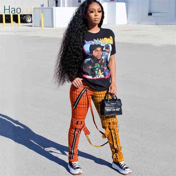 haoyuan casual plaid pants women zip sweatpants fall winter clothing y2k streetwear high waist sporty trousers patchwork joggers 210925, Black;white
haoyuan casual plaid pants women zip sweatpants fall winter clothing y2k streetwear high waist sporty trousers patchwork joggers 210925, Black;white