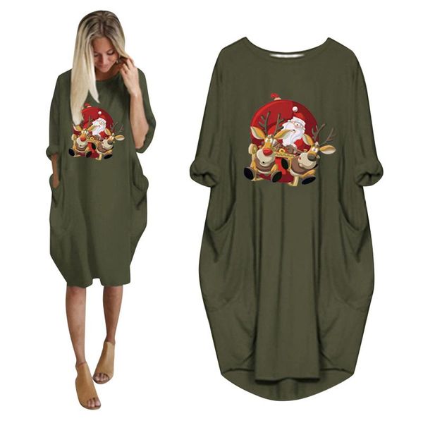 casual dresses 2021 autumn winter long sleeve women's dress cristmas party fashion loose midi vestidos plus size 5xl, Black;gray
casual dresses 2021 autumn winter long sleeve women's dress cristmas party fashion loose midi vestidos plus size 5xl, Black;gray