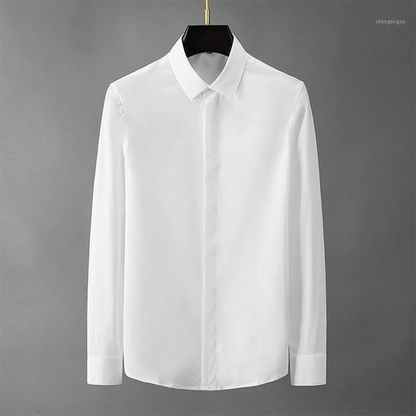 men's dress shirts 2021 trend versatile shirt pure white long sleeve bottom business solid color no iron, White;black
men's dress shirts 2021 trend versatile shirt pure white long sleeve bottom business solid color no iron, White;black