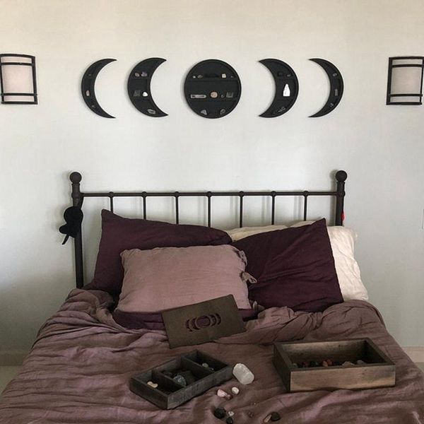kitchen storage & organization moon phase cycle wall decor shelf set wooden floating shelves hanging display rack home accessories
kitchen storage & organization moon phase cycle wall decor shelf set wooden floating shelves hanging display rack home accessories