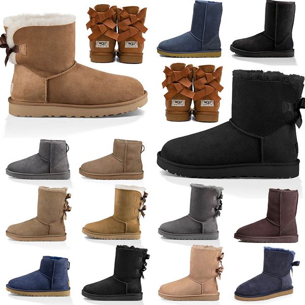 women winter luxurys designer boots shoes girl classic snow boot ankle short bow mini fur black navy blue pink satin womens shoes size 5-10, White;red
women winter luxurys designer boots shoes girl classic snow boot ankle short bow mini fur black navy blue pink satin womens shoes size 5-10, White;red