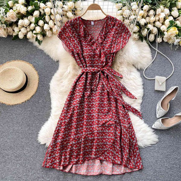 two piece dress foamlina summer floral women casual v-neck short sleeve ruffles lace-up sashes a-line mid-calf beach party vestido, White
two piece dress foamlina summer floral women casual v-neck short sleeve ruffles lace-up sashes a-line mid-calf beach party vestido, White