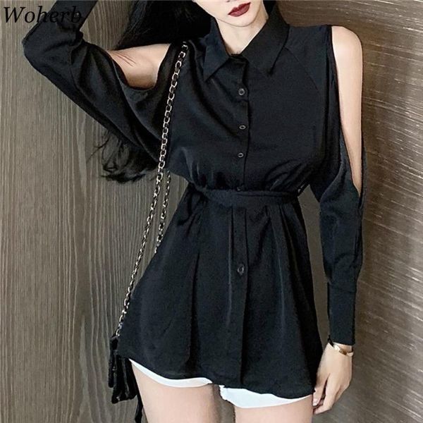 woherb elegant solid women off shoulder blouse korean chic shirts femme 2021 bandage asymmetrical blusas mujer women's blouses &, White
woherb elegant solid women off shoulder blouse korean chic shirts femme 2021 bandage asymmetrical blusas mujer women's blouses &, White