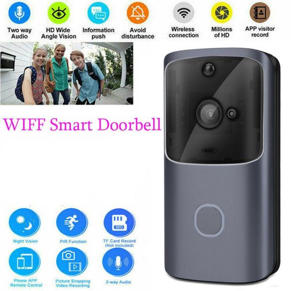 wireless wifi smart doorbell video phone door visual ring intercom secure camera 720p hd bell 3e29 doorbells
wireless wifi smart doorbell video phone door visual ring intercom secure camera 720p hd bell 3e29 doorbells