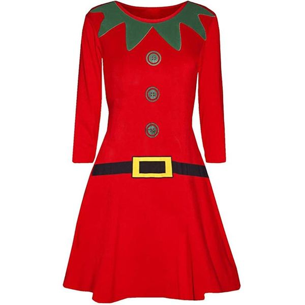 casual dresses 2021 autumn & winter fashion european american christmas year print high waisted slim women dress, Black;gray
casual dresses 2021 autumn & winter fashion european american christmas year print high waisted slim women dress, Black;gray