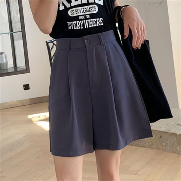 women's shorts minimalist party straight casual all-match streetwear stylish high waist loose femme plus size chic wide leg prom, White;black
women's shorts minimalist party straight casual all-match streetwear stylish high waist loose femme plus size chic wide leg prom, White;black