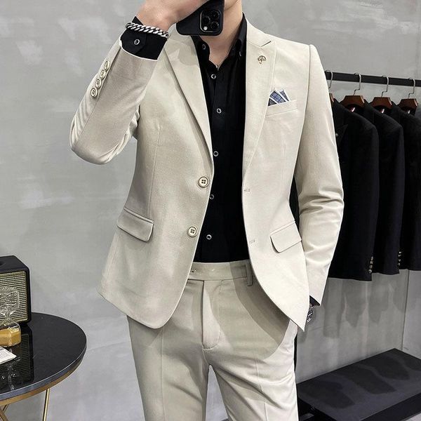 men's suits & blazers business dress slim suit full young student interview, White;black
men's suits & blazers business dress slim suit full young student interview, White;black