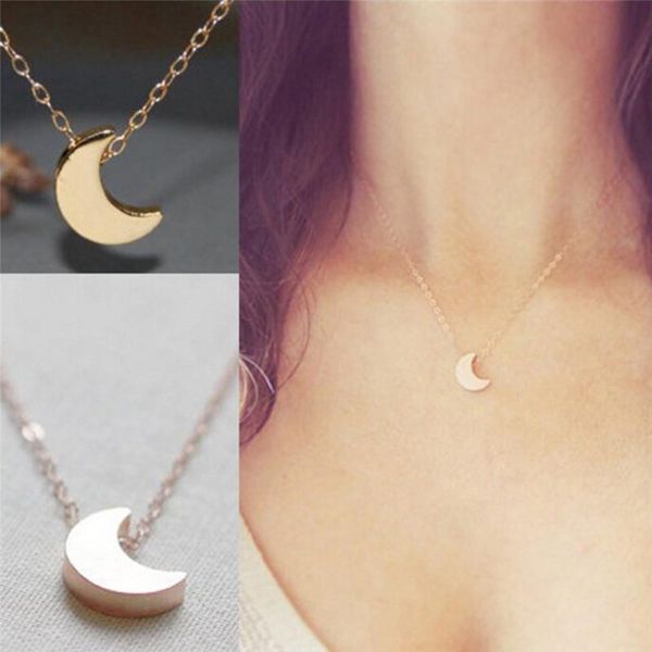 pendant necklaces 1pc simple crescent fashion jewelry necklace half moon shape plain for women gifts, Silver
pendant necklaces 1pc simple crescent fashion jewelry necklace half moon shape plain for women gifts, Silver