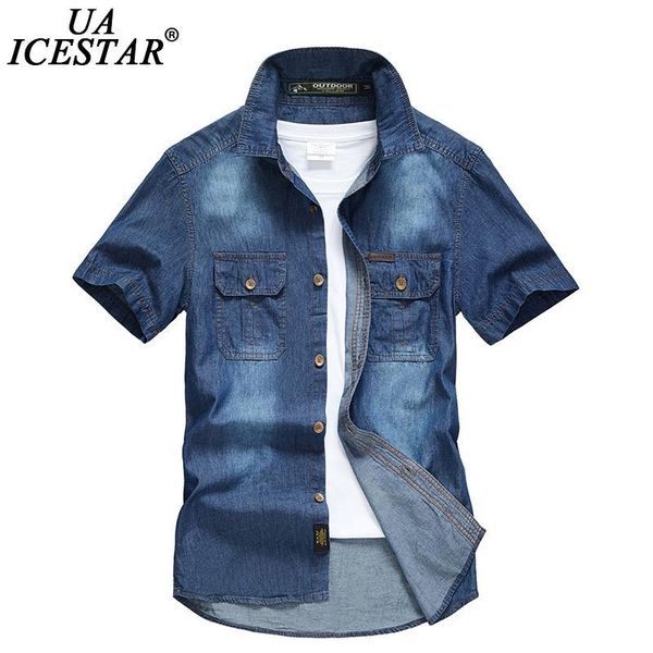 summer male cotton denim short sleeve shirts men brand fashion casual slim 2021 men's, White;black
summer male cotton denim short sleeve shirts men brand fashion casual slim 2021 men's, White;black