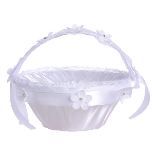 decorative flowers & wreaths wedding supplies bride portable flower basket white woven plastic
decorative flowers & wreaths wedding supplies bride portable flower basket white woven plastic