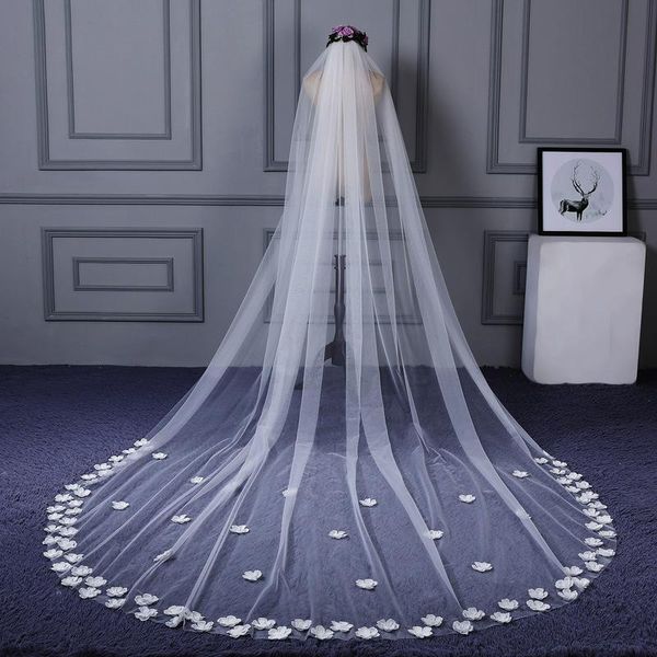 bridal veils luxury 2021 real pos 1 layer 3m cut edge cathedral shining appliqued wedding veil, Black
bridal veils luxury 2021 real pos 1 layer 3m cut edge cathedral shining appliqued wedding veil, Black