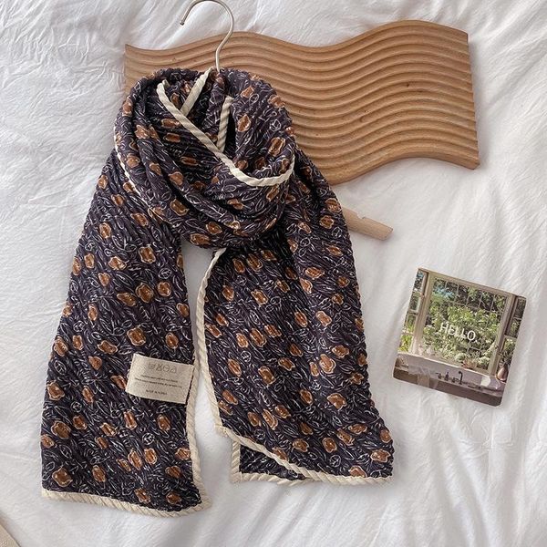 scarves korean cotton linen scarf female winter outdoor warm floral shawl fashion, Blue;gray
scarves korean cotton linen scarf female winter outdoor warm floral shawl fashion, Blue;gray
