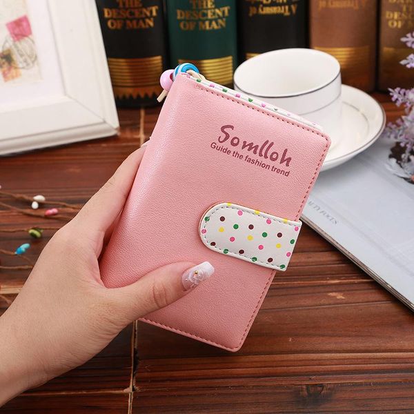 wallets korean women fashion zipper wallet lady high capacity lovely wave point medium coin purse drop selling, Red;black
wallets korean women fashion zipper wallet lady high capacity lovely wave point medium coin purse drop selling, Red;black