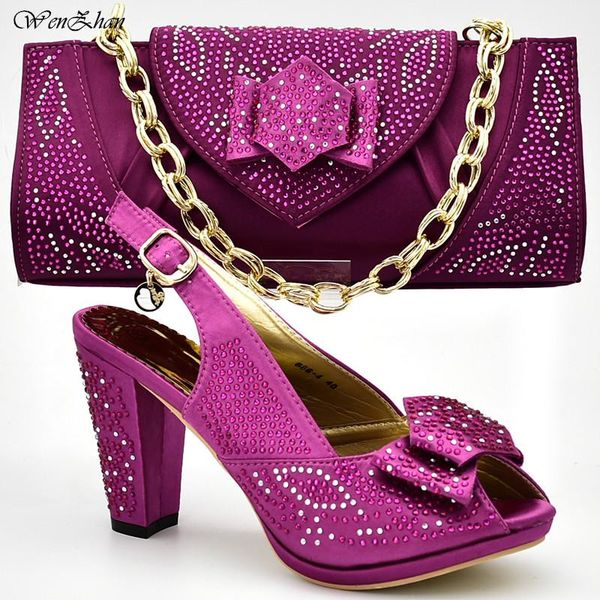 dress shoes est high heel and bag set for party fuchsia color elegant style women matching bags wedding d811-27, Black
dress shoes est high heel and bag set for party fuchsia color elegant style women matching bags wedding d811-27, Black