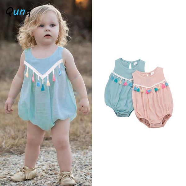 jumpsuits qunq baby girl romper 2021 summer colorful tassel fashion one piece born jumpsuit sleeveless infant clothes, Blue
jumpsuits qunq baby girl romper 2021 summer colorful tassel fashion one piece born jumpsuit sleeveless infant clothes, Blue