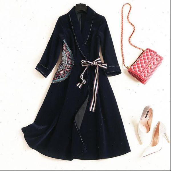 long sleeve vintage blazer women dresses spring fashion lapel lace up embroidery elegant plus size xxl velvet winter, Black;gray
long sleeve vintage blazer women dresses spring fashion lapel lace up embroidery elegant plus size xxl velvet winter, Black;gray