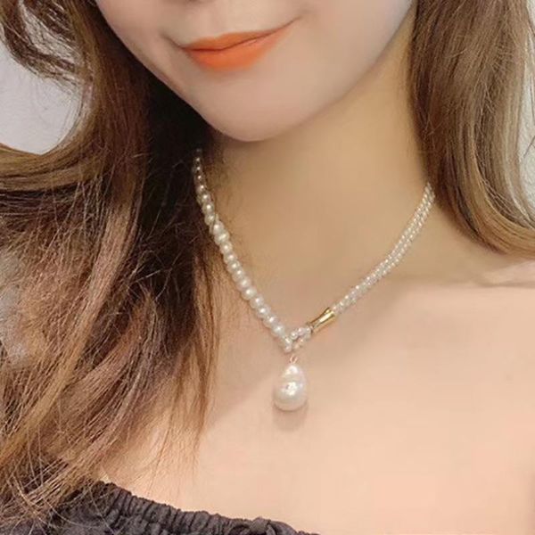 chains excellent jewelry yu shuxin same xianmei pearl necklace south korea east gate ins wind net red temperament clavicle chain, Silver
chains excellent jewelry yu shuxin same xianmei pearl necklace south korea east gate ins wind net red temperament clavicle chain, Silver