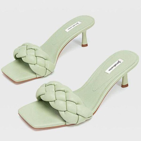 summer shoes weave women slipper fashion ladies thin high heel sandal open toe slip on outdoor female flip flop ll886 slippers, Black
summer shoes weave women slipper fashion ladies thin high heel sandal open toe slip on outdoor female flip flop ll886 slippers, Black