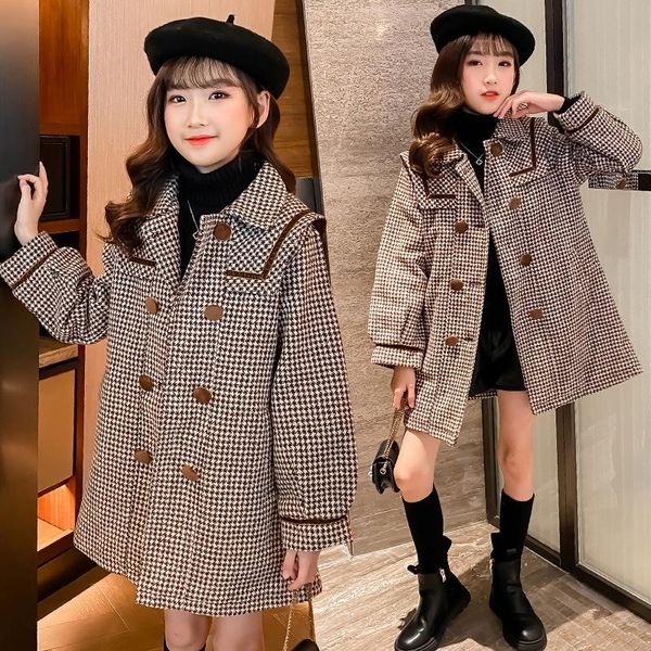 jackets 2022 winter girls houndstooth jacket fashion children plus velvet quilted mid-length coat outerwear coats kids, Blue;gray
jackets 2022 winter girls houndstooth jacket fashion children plus velvet quilted mid-length coat outerwear coats kids, Blue;gray