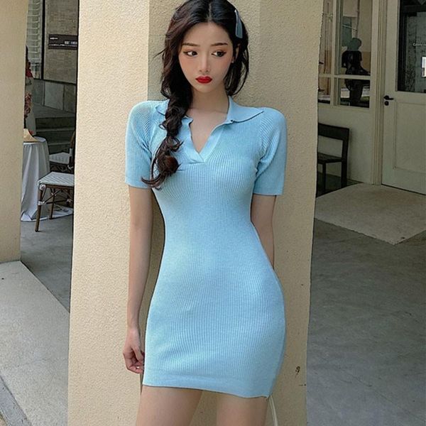 casual dresses 2021 women lapel knit mini dress solid color slim-fit bodycon night clubwear, Black;gray
casual dresses 2021 women lapel knit mini dress solid color slim-fit bodycon night clubwear, Black;gray
