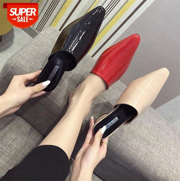 baotou half slippers women muller shoes pointed toe solid color low-heeled ladies #9z2y, Black
baotou half slippers women muller shoes pointed toe solid color low-heeled ladies #9z2y, Black