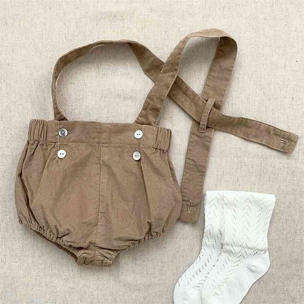 spring kids boy girl corduroy braces rompers infant baby born clothes 210521, Blue 
spring kids boy girl corduroy braces rompers infant baby born clothes 210521, Blue