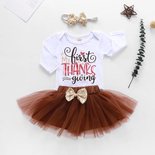 clothing sets imcute born baby girls thanksgiving outfits, letter printed romper + layer mesh skirt bowknot headband clothes, White
clothing sets imcute born baby girls thanksgiving outfits, letter printed romper + layer mesh skirt bowknot headband clothes, White