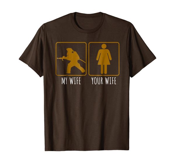 Female Volunteer Fireman My Wife Is A Firefighter Tee Gift, Mainly pictures 
Female Volunteer Fireman My Wife Is A Firefighter Tee Gift, Mainly pictures