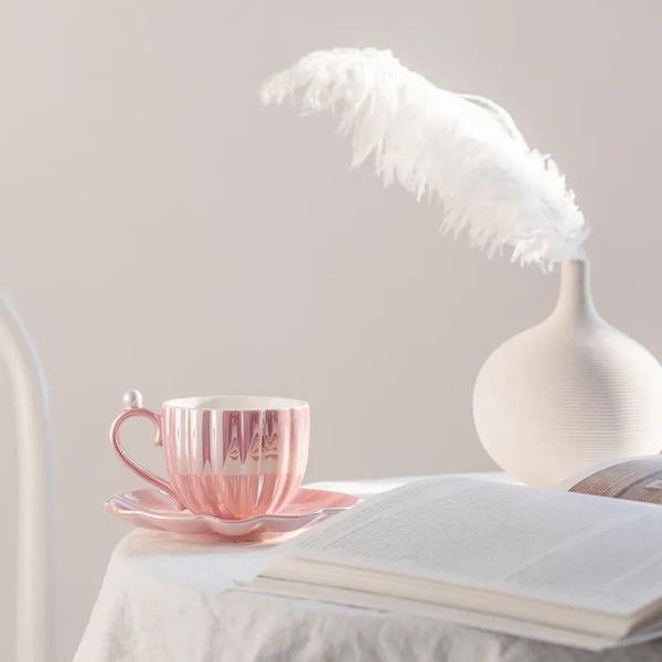 mugs 240ml british style pearl shell cup ceramic tea set european luxury small exquisite coffee plate afternoon
mugs 240ml british style pearl shell cup ceramic tea set european luxury small exquisite coffee plate afternoon