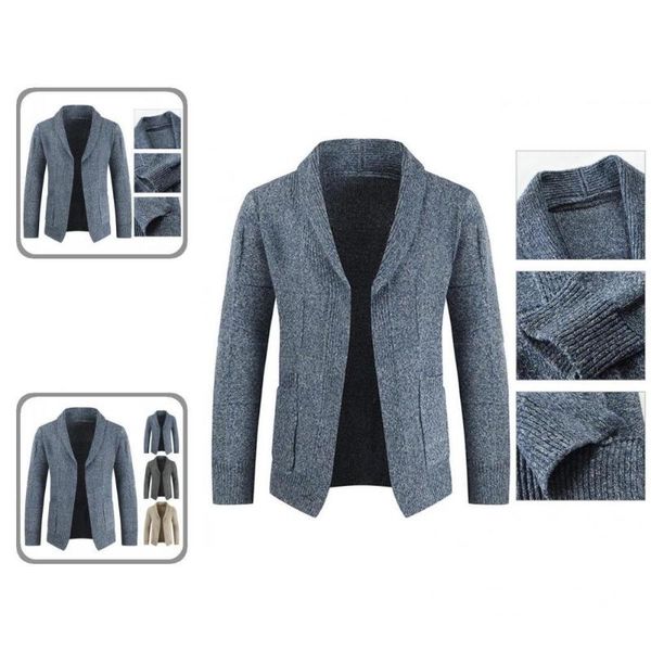 men's sweaters winter sweater coat solid color gentle elastic business men for outdoor, White;black
men's sweaters winter sweater coat solid color gentle elastic business men for outdoor, White;black