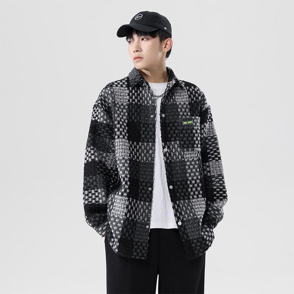 men's sweaters retro men knitted sweater coat autumn winter fashion designer cardigan plaid slim male jacket cotton casual, White;black
men's sweaters retro men knitted sweater coat autumn winter fashion designer cardigan plaid slim male jacket cotton casual, White;black