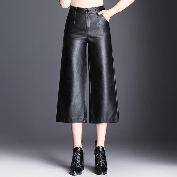 women's pants & capris fashion brand ankle-length sheep leather autumn high package hip quality slim flare, Black;white
women's pants & capris fashion brand ankle-length sheep leather autumn high package hip quality slim flare, Black;white