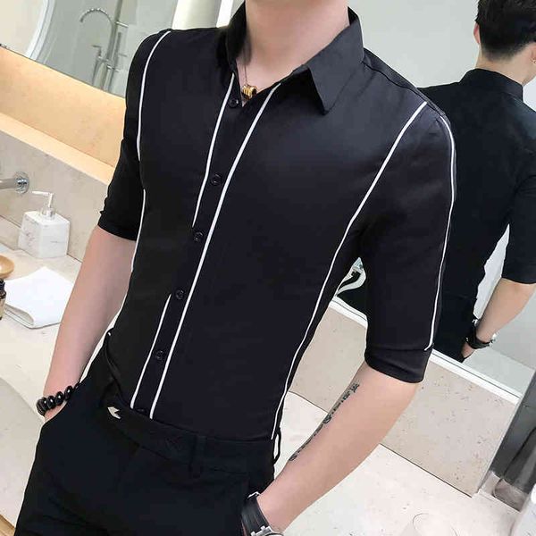 t shirts three xl-m men's from party dress club night fine tuning of men in the summer shirt qd8a, White;black
t shirts three xl-m men's from party dress club night fine tuning of men in the summer shirt qd8a, White;black