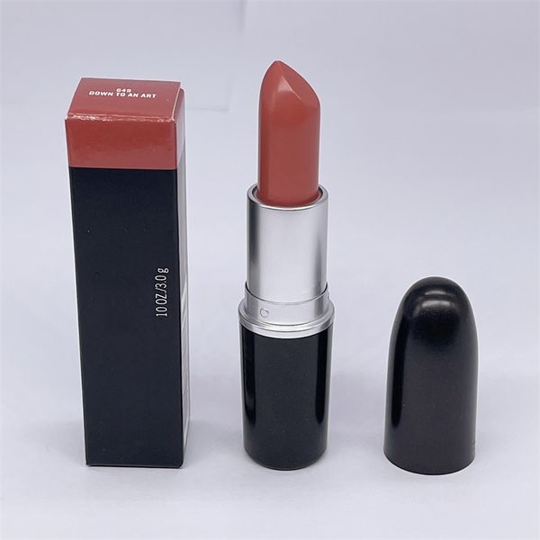 2022 matte luster retro lipsticks 649 down to an art lipstick 3g 649-down-to-an-art aluminum tube with english name
2022 matte luster retro lipsticks 649 down to an art lipstick 3g 649-down-to-an-art aluminum tube with english name