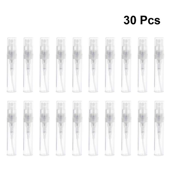 30pcs empty perfume bottles mini spray portable alcohol makeup sample containers 3ml storage & jars
30pcs empty perfume bottles mini spray portable alcohol makeup sample containers 3ml storage & jars
