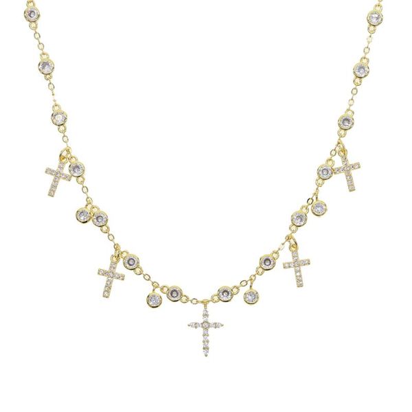 silver gold color multi cross charm choker necklaces & pendants for women clavicle chain jewelry femme bijoux collares chains
silver gold color multi cross charm choker necklaces & pendants for women clavicle chain jewelry femme bijoux collares chains