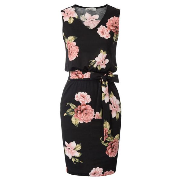 women's dress pencil sleeveless v-neck decorated polyester high stretchy casual dresses, Black;gray
women's dress pencil sleeveless v-neck decorated polyester high stretchy casual dresses, Black;gray
