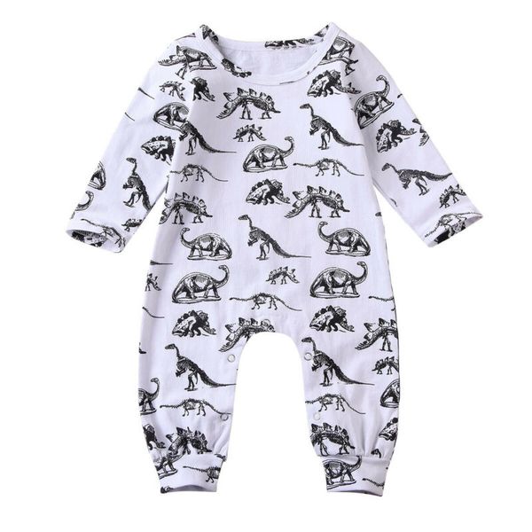 newborn baby girls boys romper clothes dinosaur print cotton long sleeve romper jumpsuit outfits 0-24m, White
newborn baby girls boys romper clothes dinosaur print cotton long sleeve romper jumpsuit outfits 0-24m, White