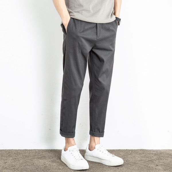 summer thin nine cent pants for men loose straight tube fashion stretch ultra-thin grey versatile ice silk casual men's, Black
summer thin nine cent pants for men loose straight tube fashion stretch ultra-thin grey versatile ice silk casual men's, Black