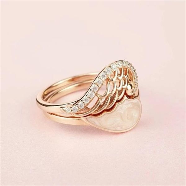 wedding rings romantic angel wing ladies ring with milky white enamel mosaic zircon combination women party jewelry, Slivery;golden
wedding rings romantic angel wing ladies ring with milky white enamel mosaic zircon combination women party jewelry, Slivery;golden